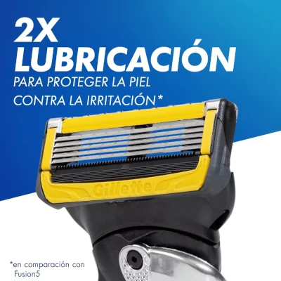 Ilustración lubricación Gillette ProShield